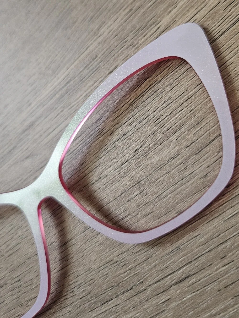 PAIR EYEWEAR WANDA TOPPER in ROSE SHIMMER NEW Magnetic Eyeglass Top